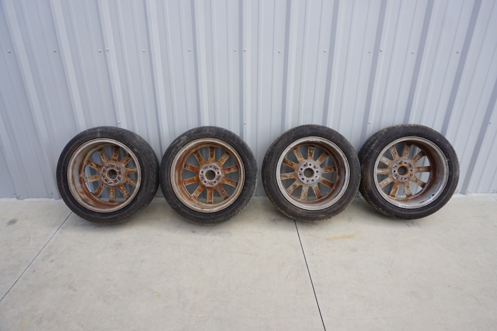 2014 BMW F10 F13 650I Front Rear Wheel Rim 8JX18 ET:30 Style Star Spoke SET
