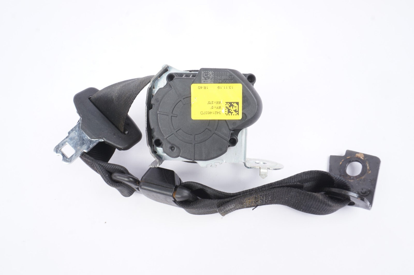 2017 - 2025 Alfa Romeo Giulia Rear Center Seat Belt Retractor OEM