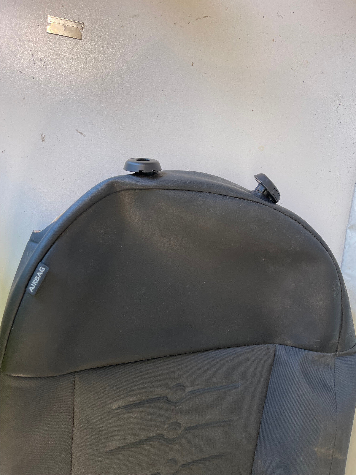 12 13 14 15 16 17 FIAT 500 FRONT RIGHT PASSENGER SEAT BACK COVER UPPER  TRIM OEM