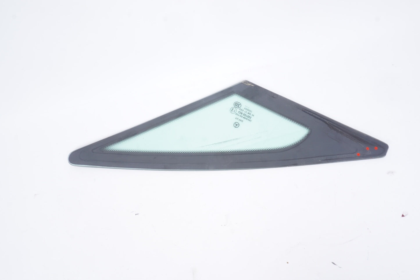 10-17 Mercedes W207 E350 E550 Coupe Rear Left Driver Side Quarter Window Glass
