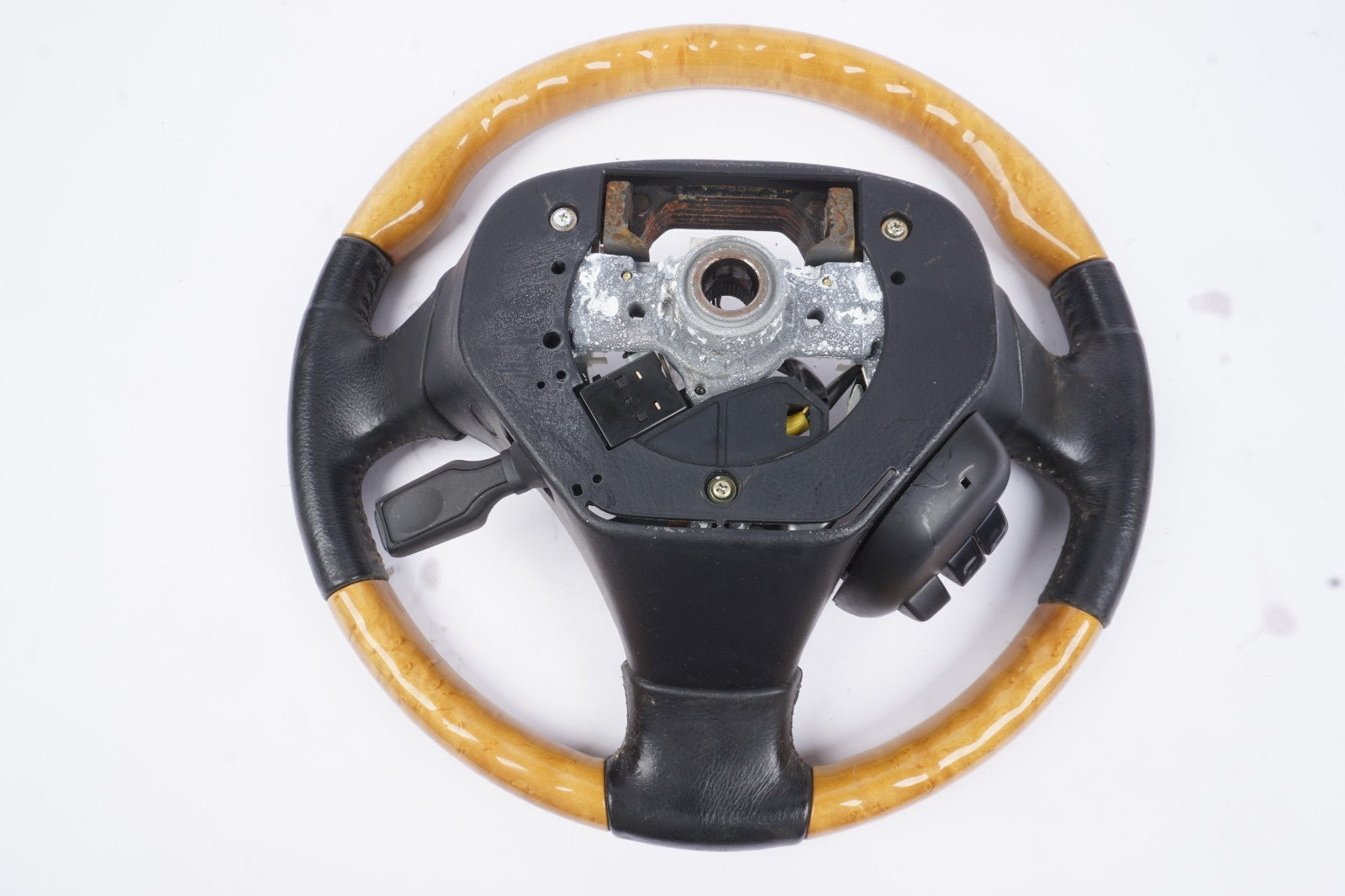 2002 - 2010 LEXUS SC430 DRIVER STEERING WHEEL LEATHER WOOD ASSEMBLY OEM