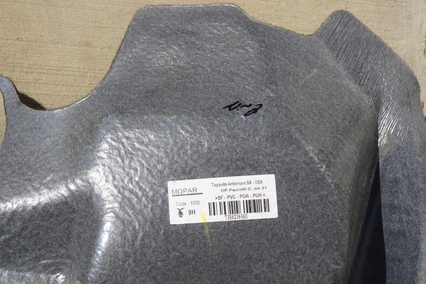 2015 - 2023 Jeep Renegade Front Left Floor Carpet Cover Liner Mat OEM