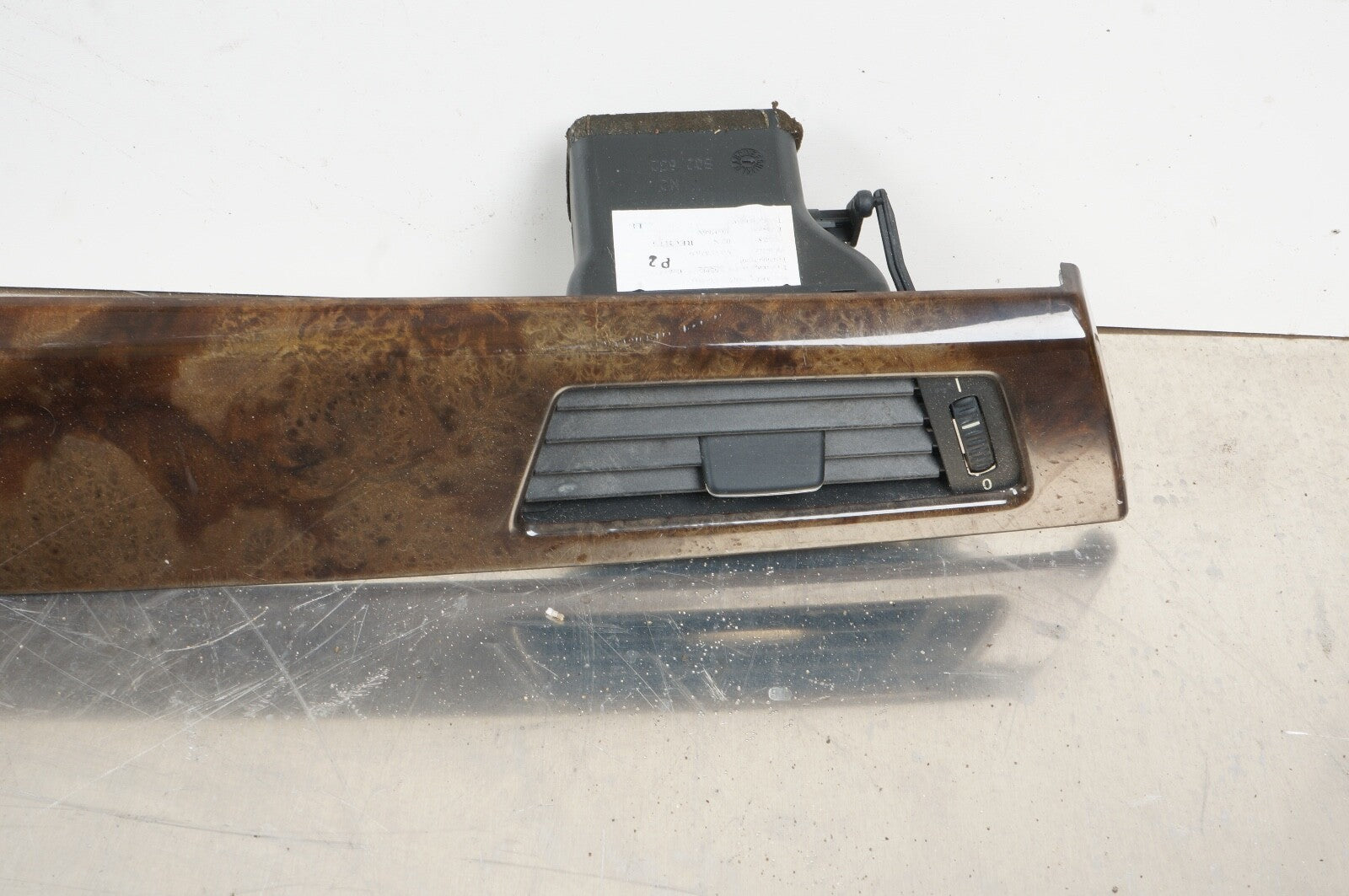 BMW E90 328 330 335 SEDAN DASH CENTER WOOD TRIM AIR VENT MOLDING DTC START OEM
