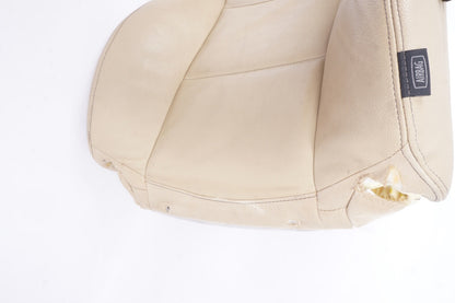 2011 - 2018 BMW X3 X4 - Front LEFT Upper Backrest Seat Cushion Leather Beige