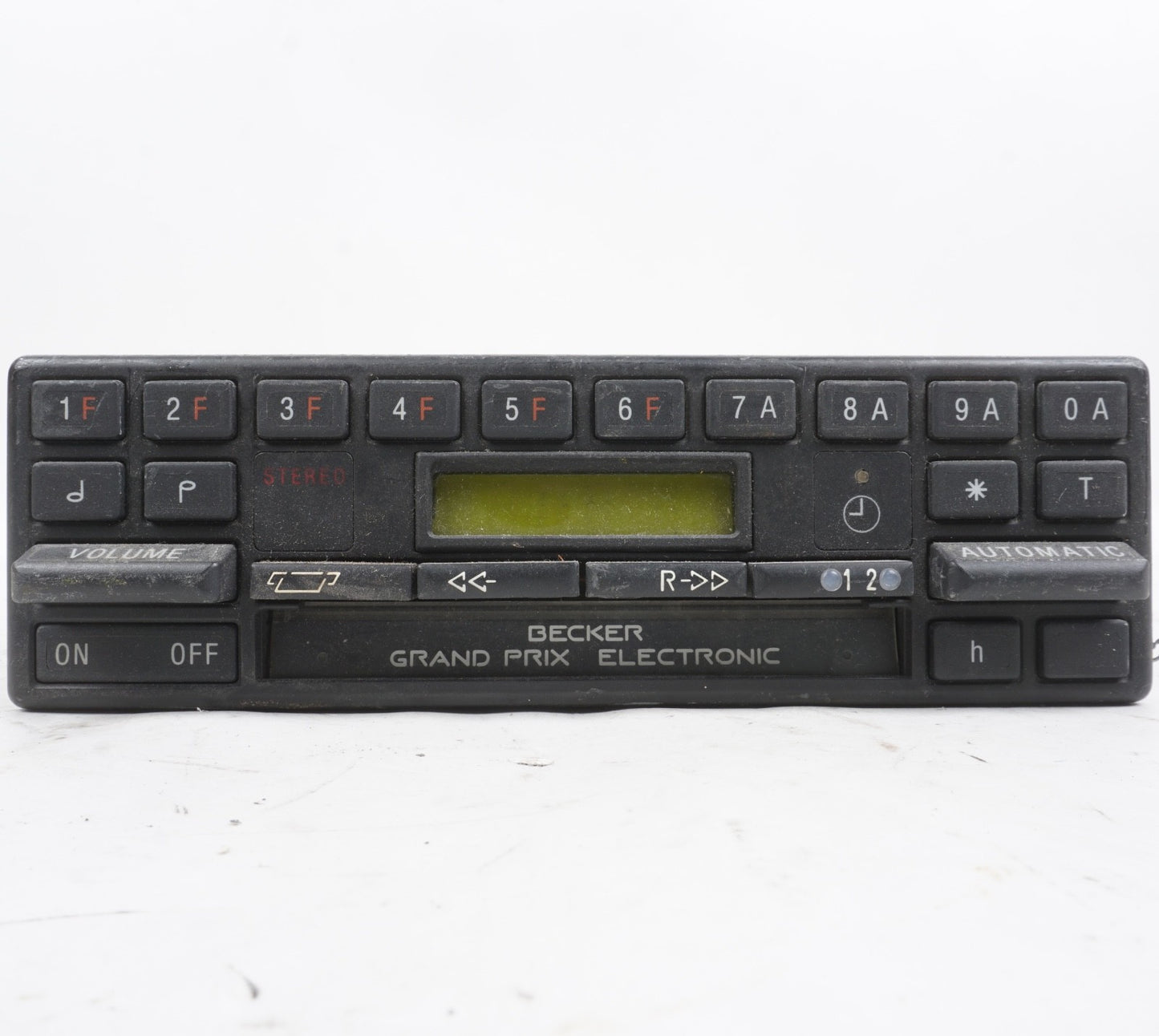 1981-1985 MERCEDES BENZ BECKER GRAND PRIX STEREO CASSETTE UNTESTED OEM