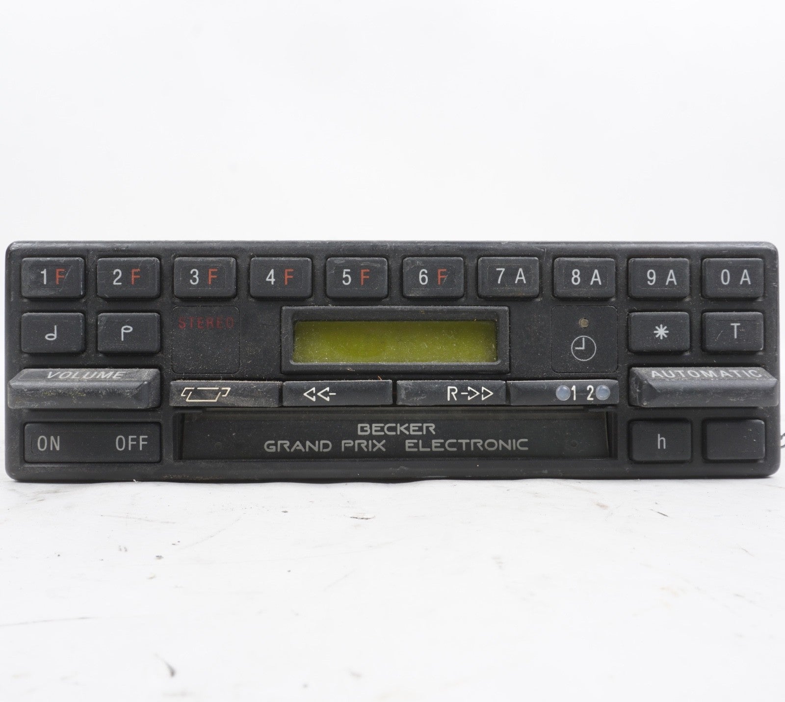 1981-1985 MERCEDES BENZ BECKER GRAND PRIX STEREO CASSETTE UNTESTED OEM