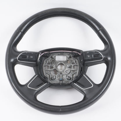 11-17 AUDI A8 A8L STEERING WHEEL W/ CONTROLS 4H0419091T OEM