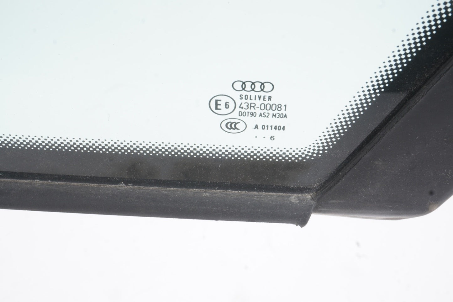 2005 - 2011 Audi A6 S6 Rear Right Window Quarter Glass OEM