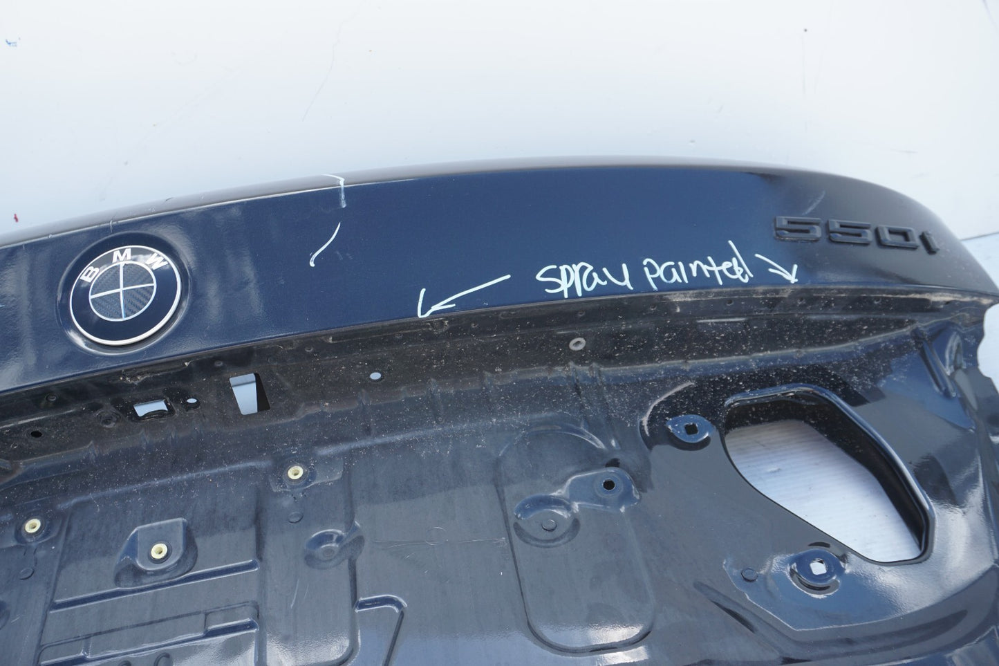 2010-2017 BMW 550I GT F07 REAR TRUNK LID LOWER HATCH TAILGATE OEM