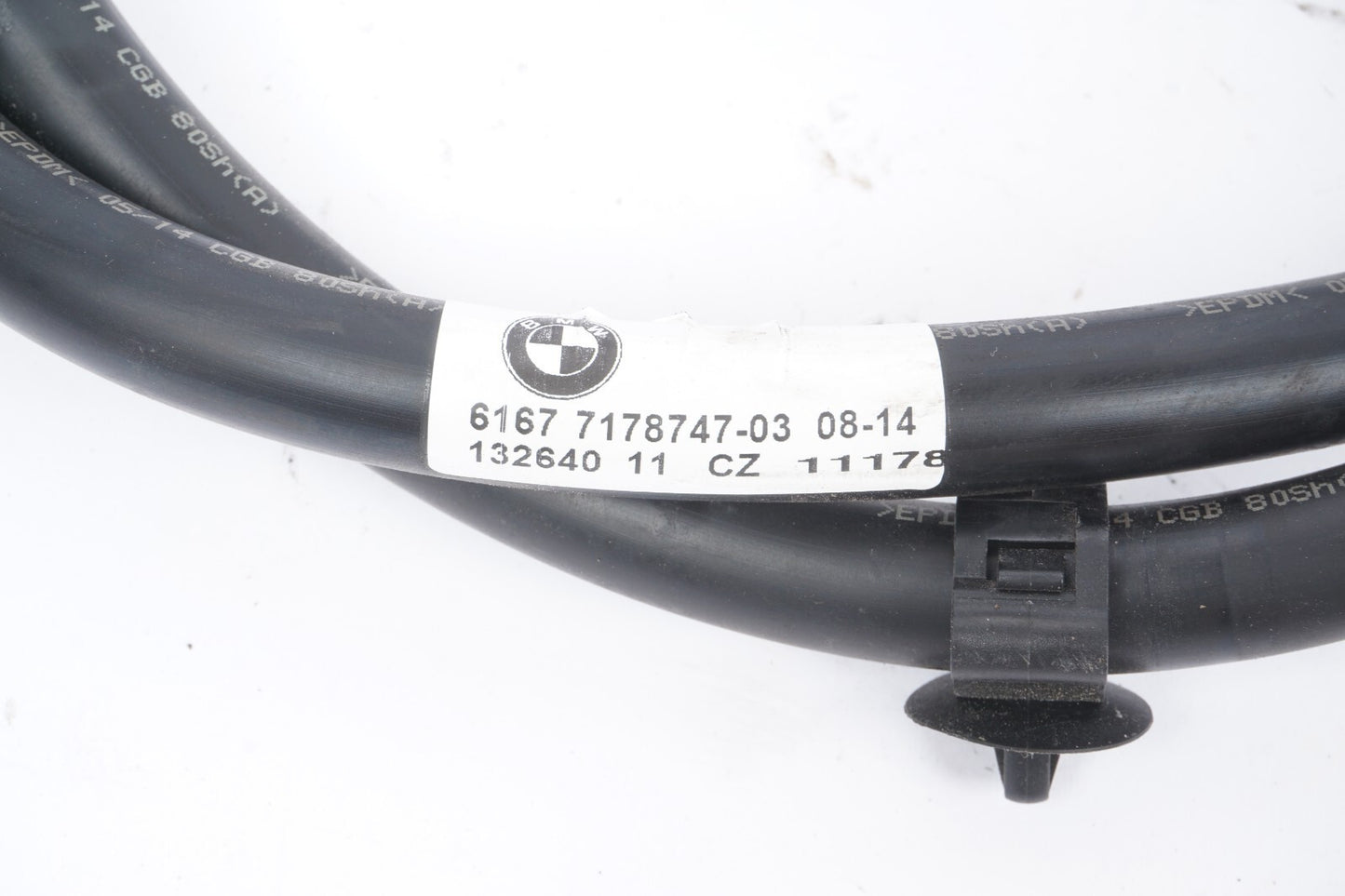 13 - 18 BMW 650i 640i Front Headlight Washer Nozzle Hose Line Pipe  OEM