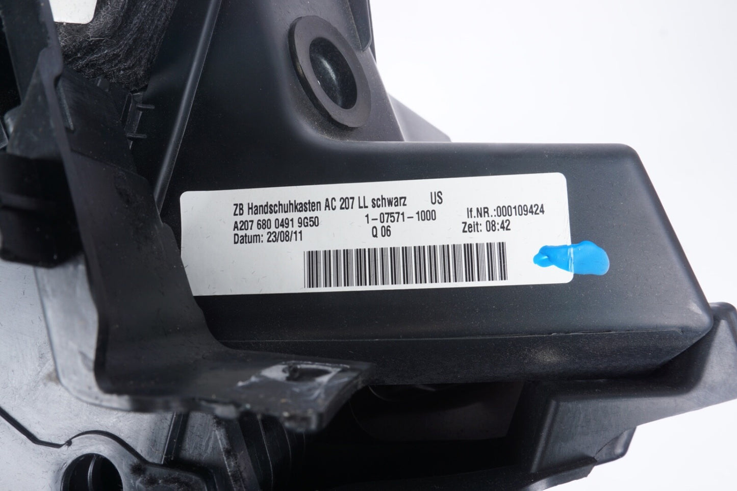 2011 - 2013 Mercedes Benz E350 E550 COUPE C207 Glove Box Storage Dashboard