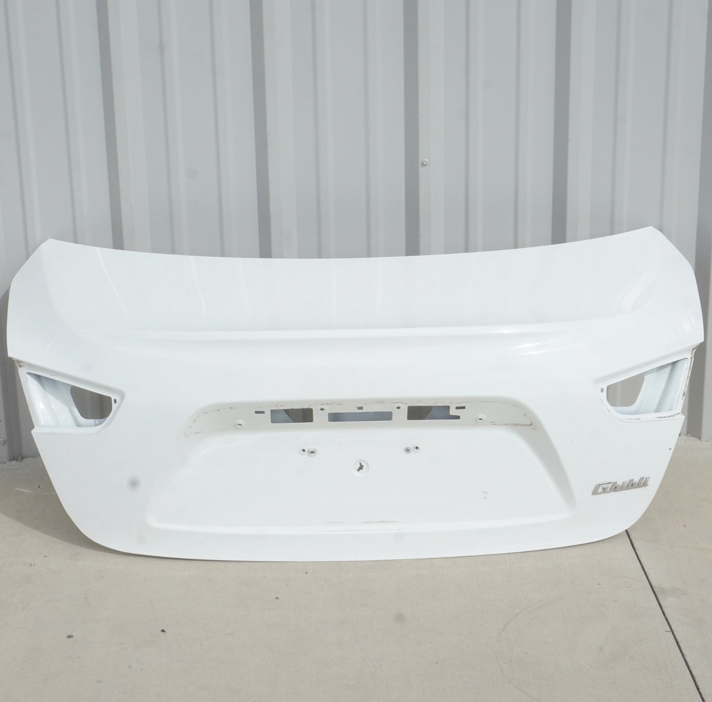 2014 - 2020 Maserati Ghibli Rear Trunk Lid Deck Shell Cover Panel OEM