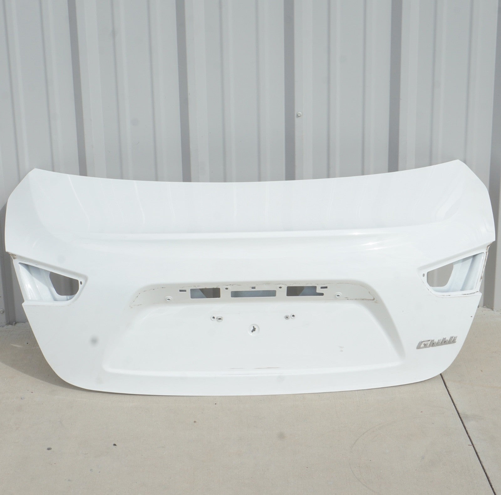 2014 - 2020 Maserati Ghibli Rear Trunk Lid Deck Shell Cover Panel OEM