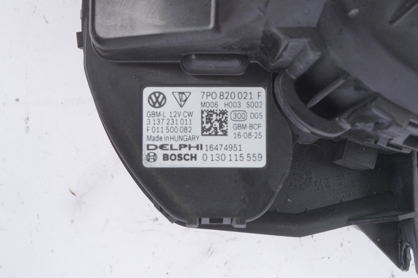 11-17 Volkswagen Touareg Cayenne Front Heater AC Blower Motor Assembly OEM