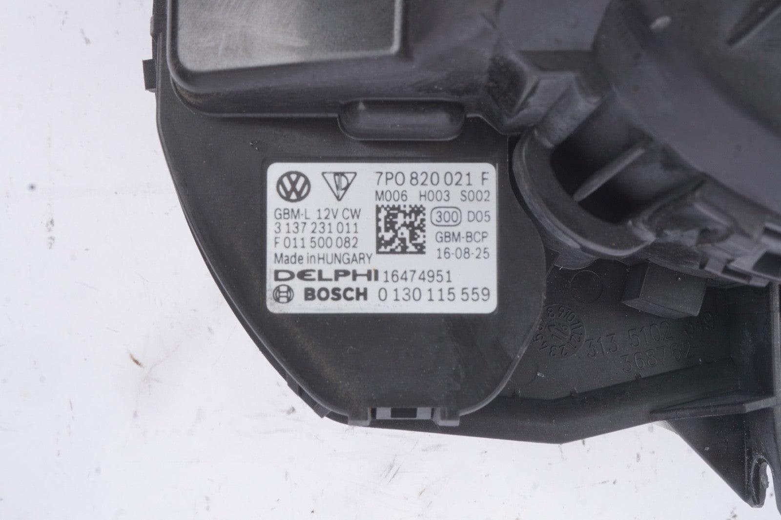 11-17 Volkswagen Touareg Cayenne Front Heater AC Blower Motor Assembly OEM