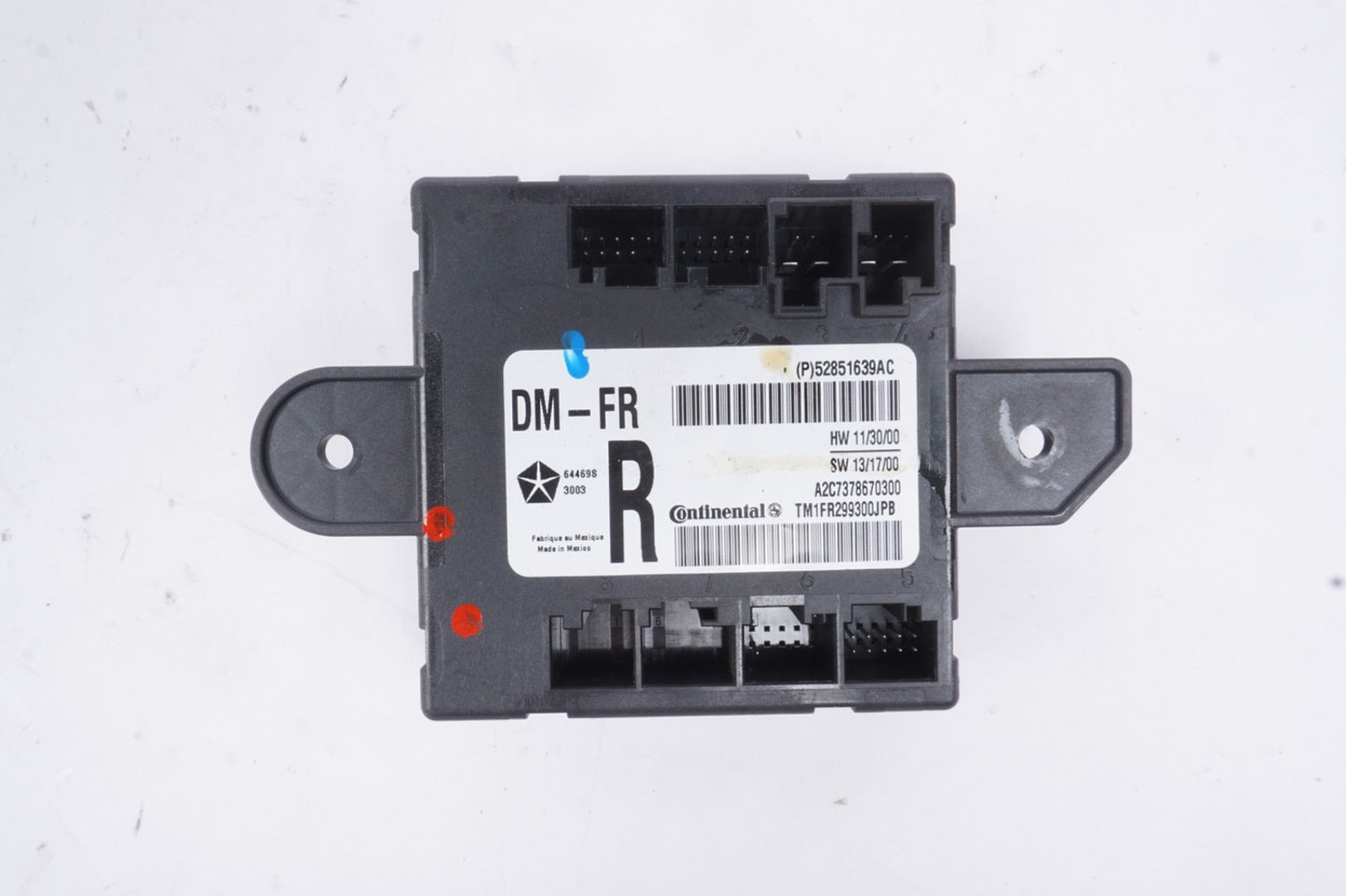 2014-20 MASERATI LEVANTE FRONT RIGHT SIDE DOOR COMPUTER CONTROL MODULE UNIT OEM