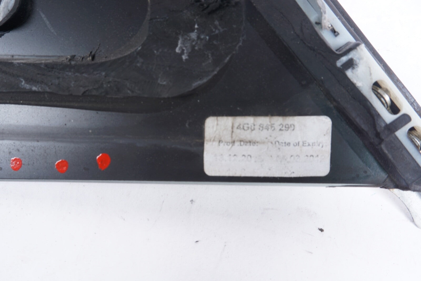 2012 - 2017 Audi A7 Rear Quarter Window Glass Left Driver Side OEM