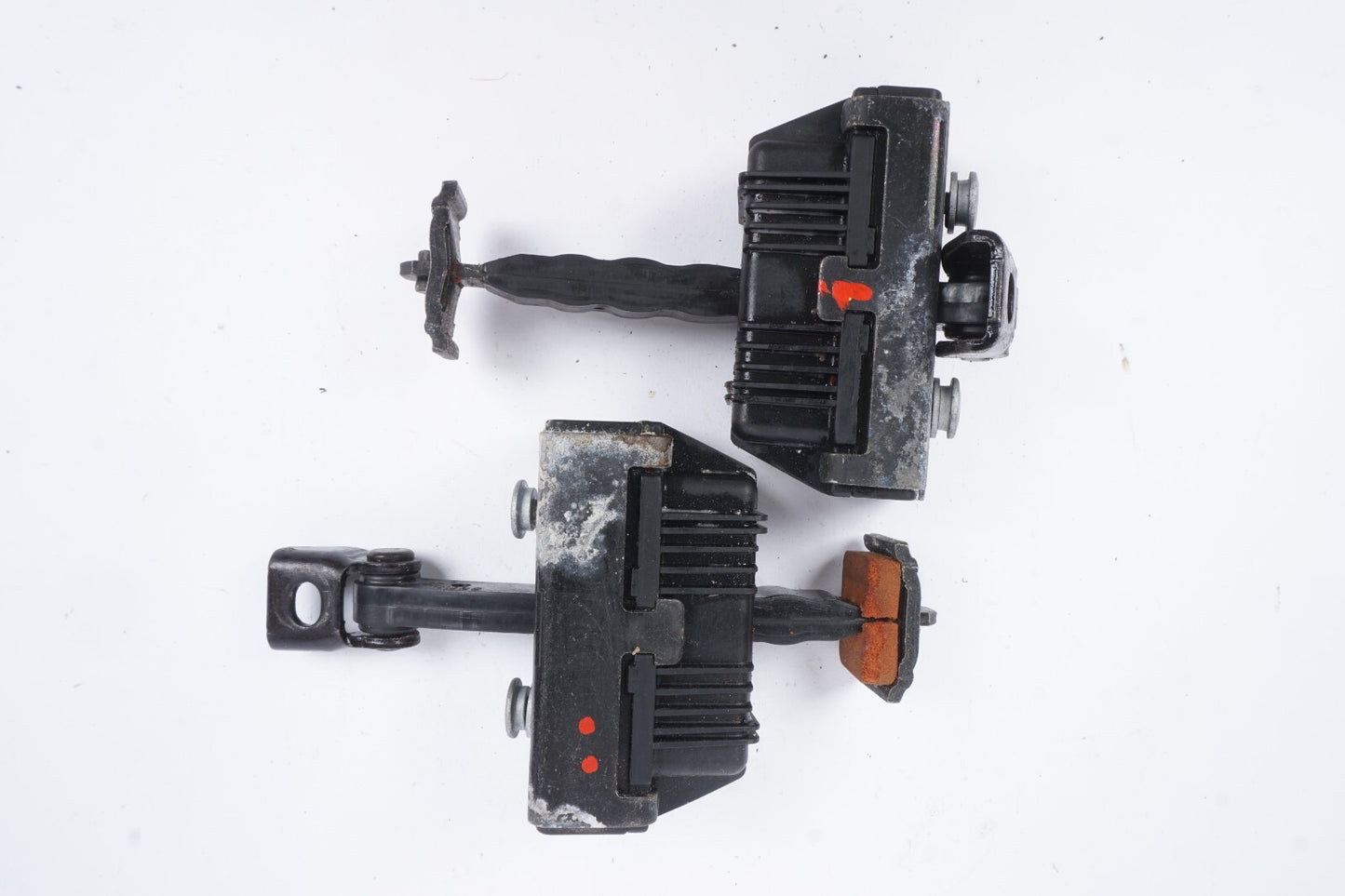 06-10 BMW 650i E64 Door Check Strap Stopper Set Of 2 OEM