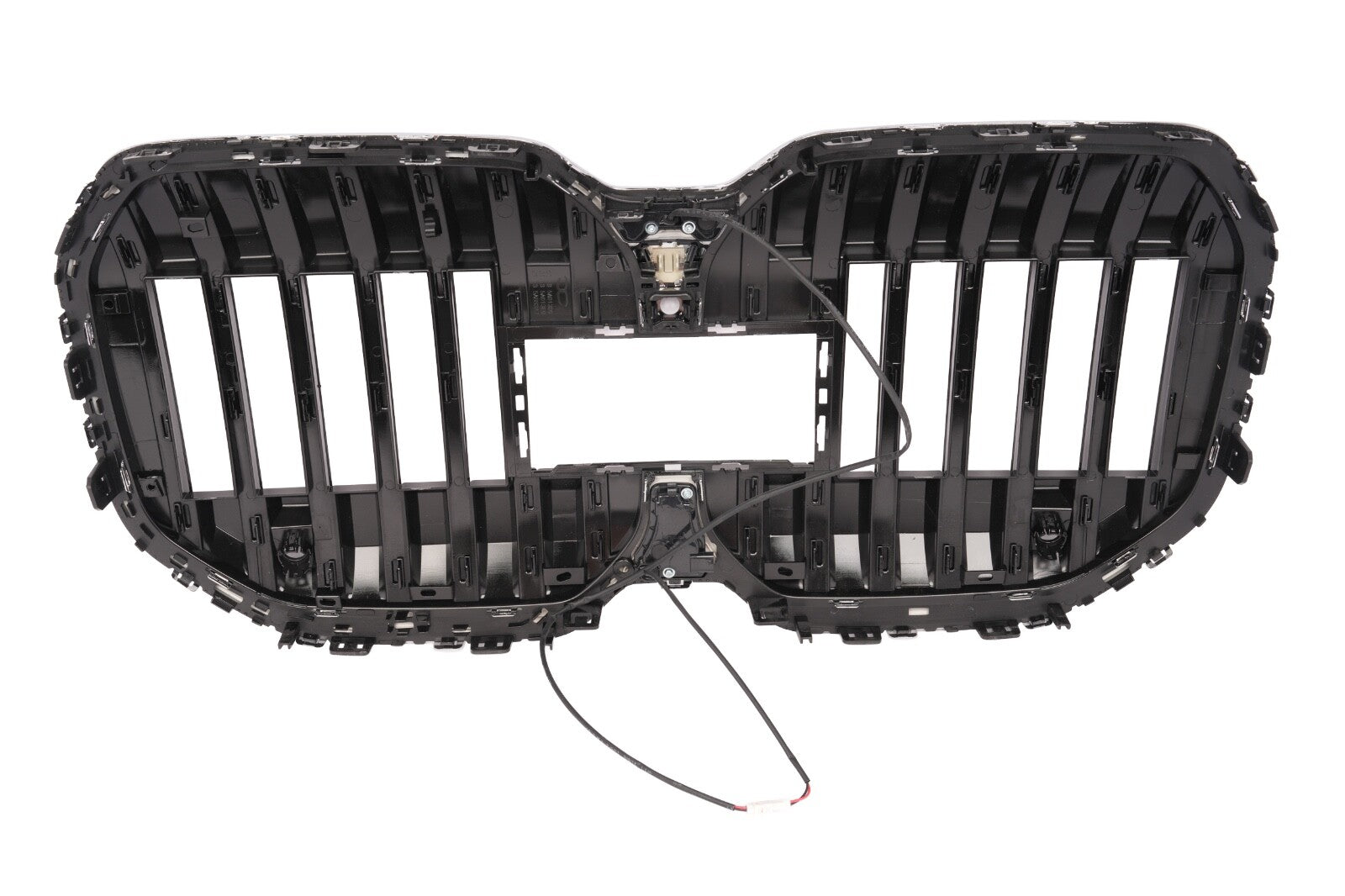 For 2025 BMW 7 Series G70 Glossy Chrome LED Front Bumper Grill Grille Trim