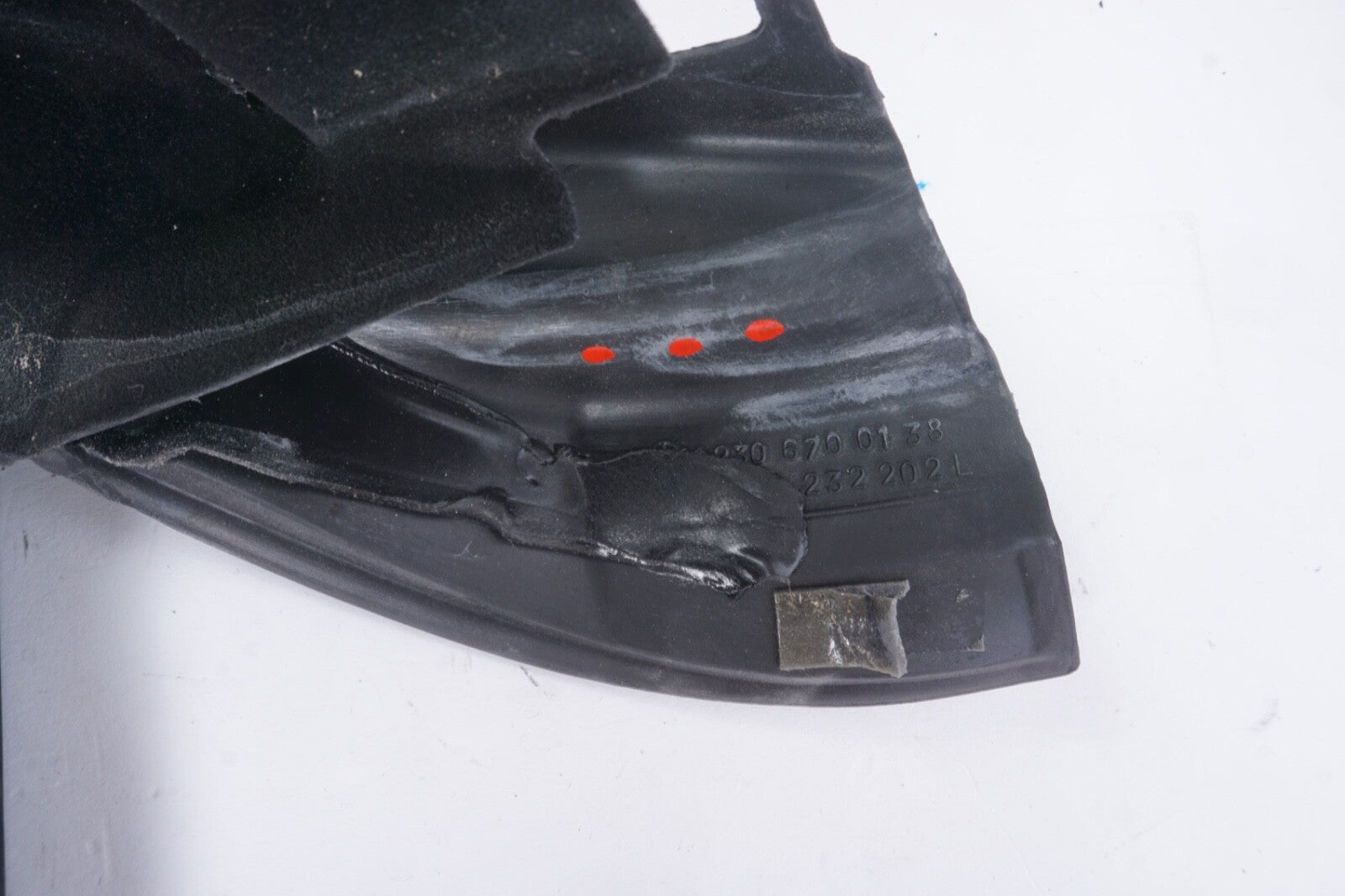 03-12 Mercedes R230 SL550 SL500 Rear Left Door Window Weather Seal Molding OEM
