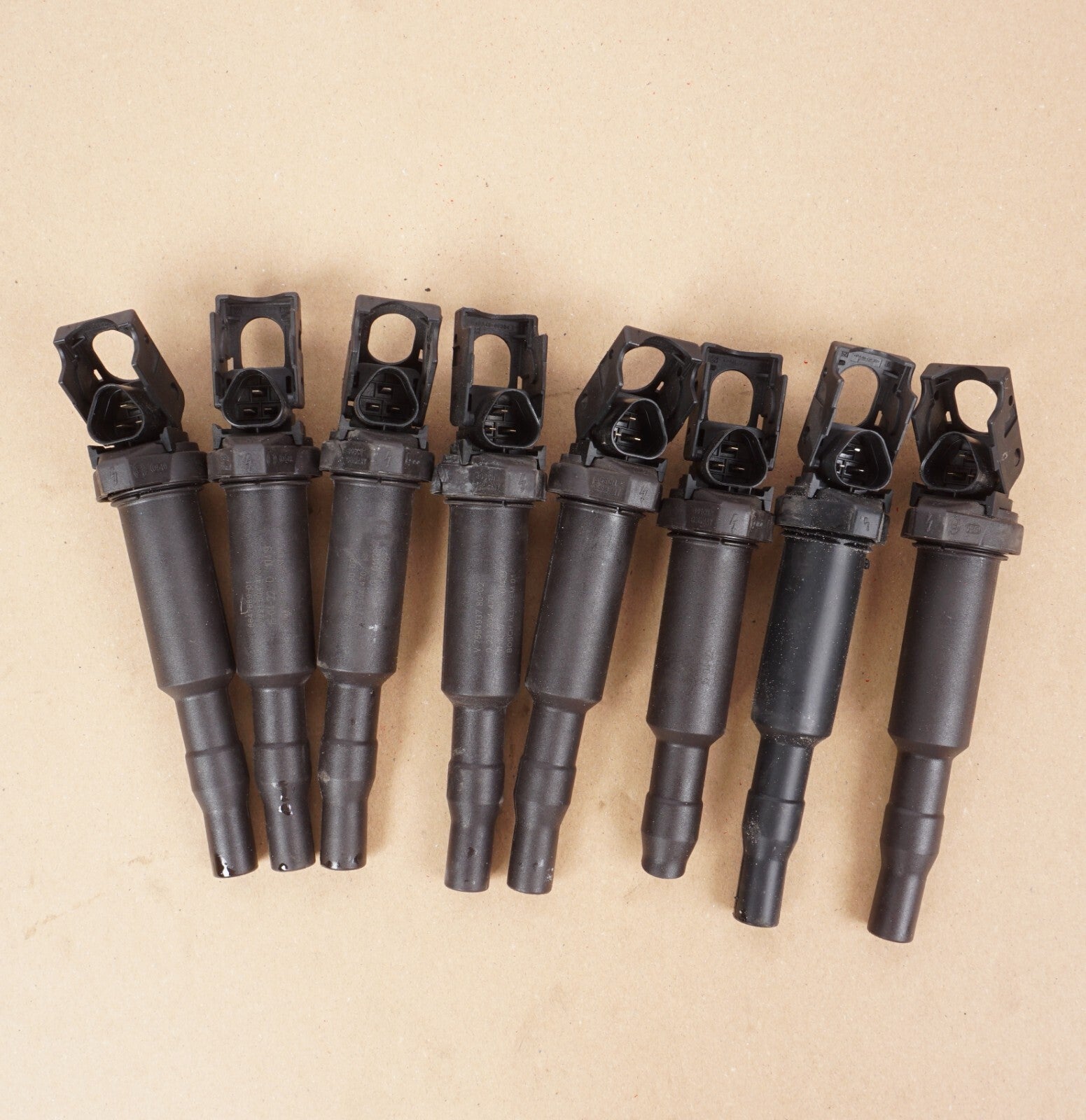 2012-2018 BMW 550i 650i 750i Ignition Coil 7594937 Set Of 8  OEM