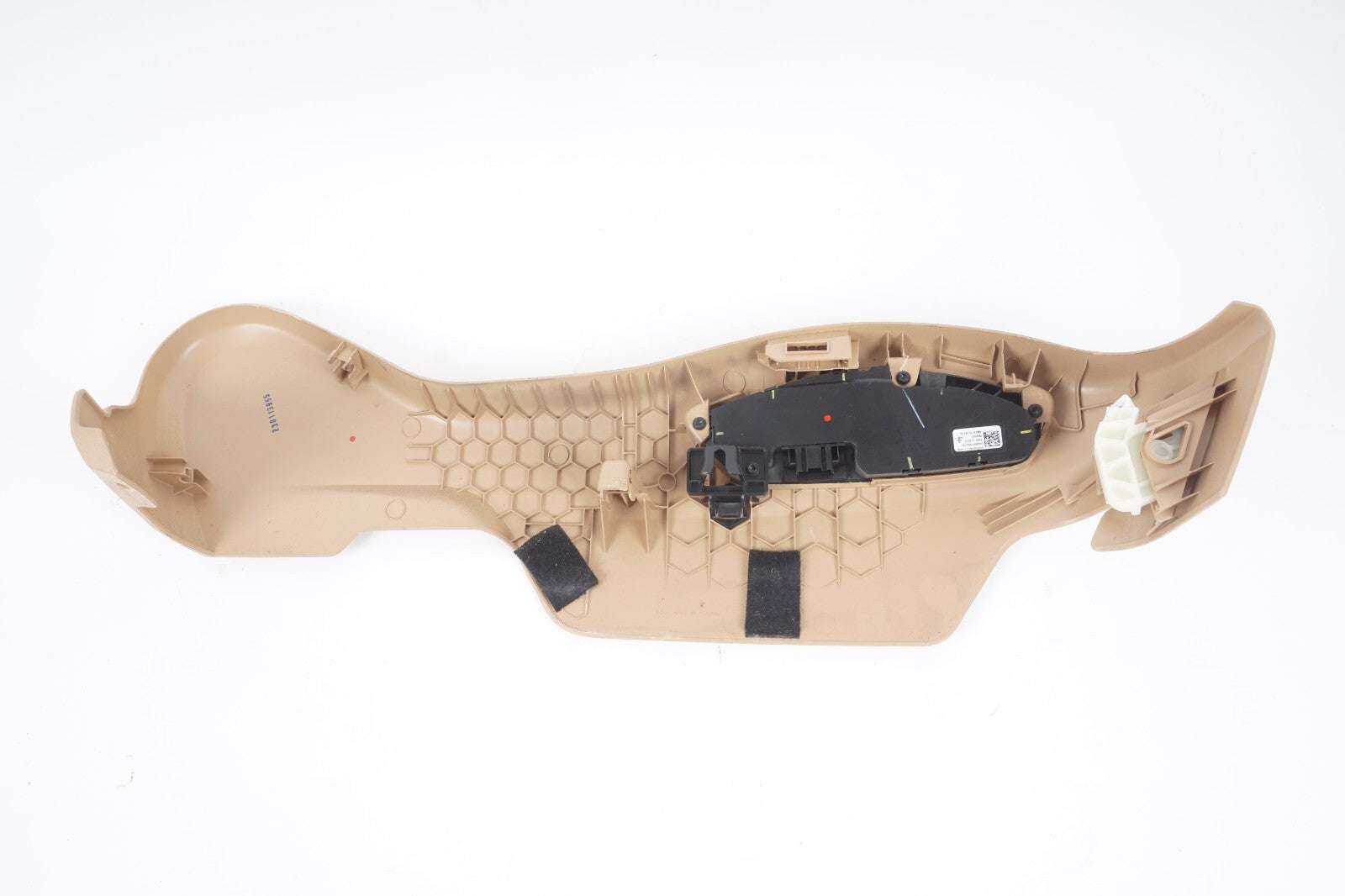 11-18 PORSCHE CAYENNE FRONT LEFT DRIVER SEAT TRIM COVER PANEL & SWITCH OEM