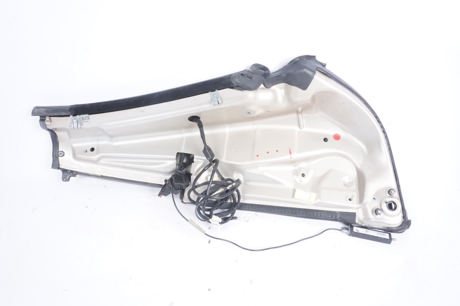 03-12 Mercedes R230 SL500 Rear Left Convertible Roof Top C Pillar Hinge Cover