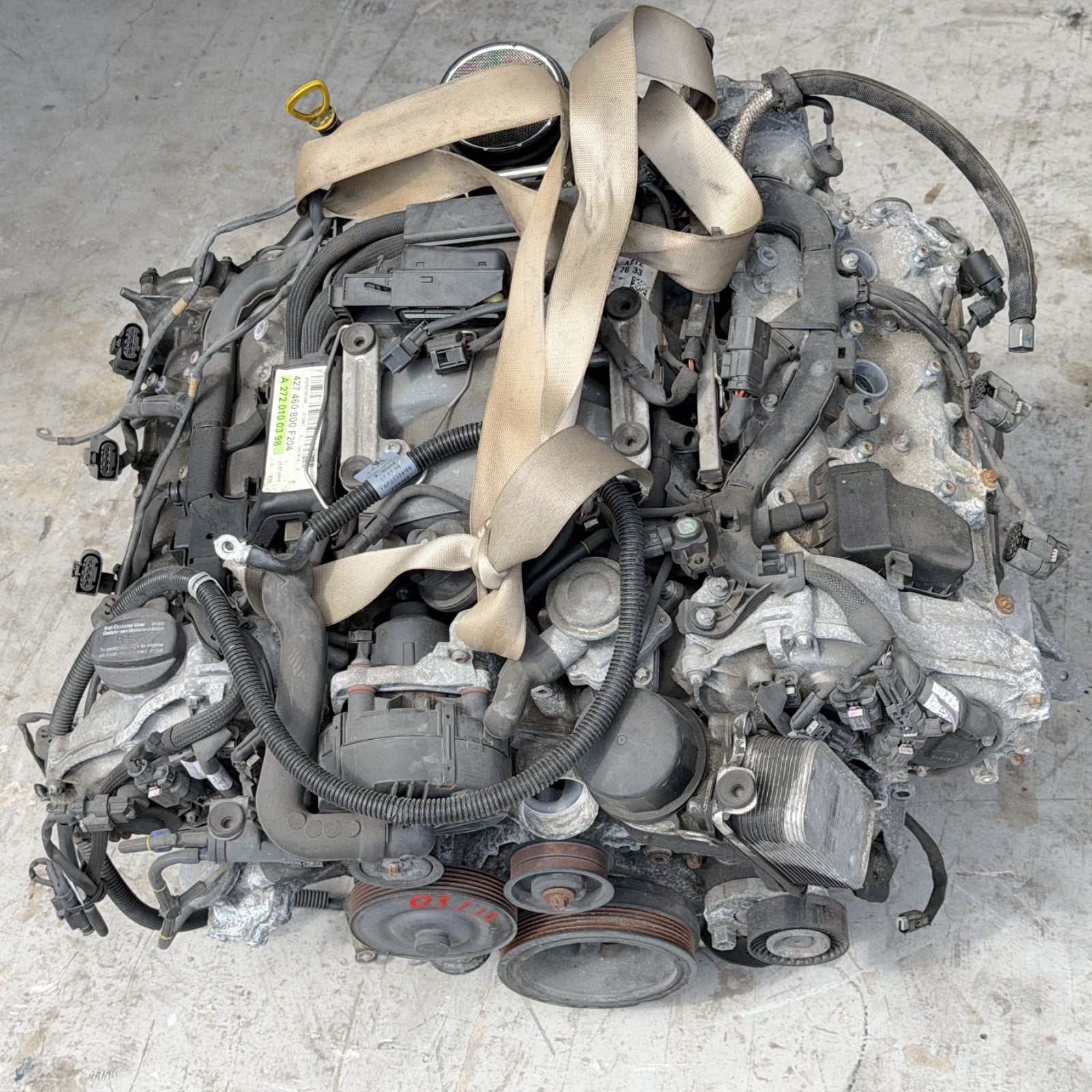 2008–2011 MERCEDES C300 W204 3.0L V6 AWD ENGINE MOTOR 86K MILES TESTED