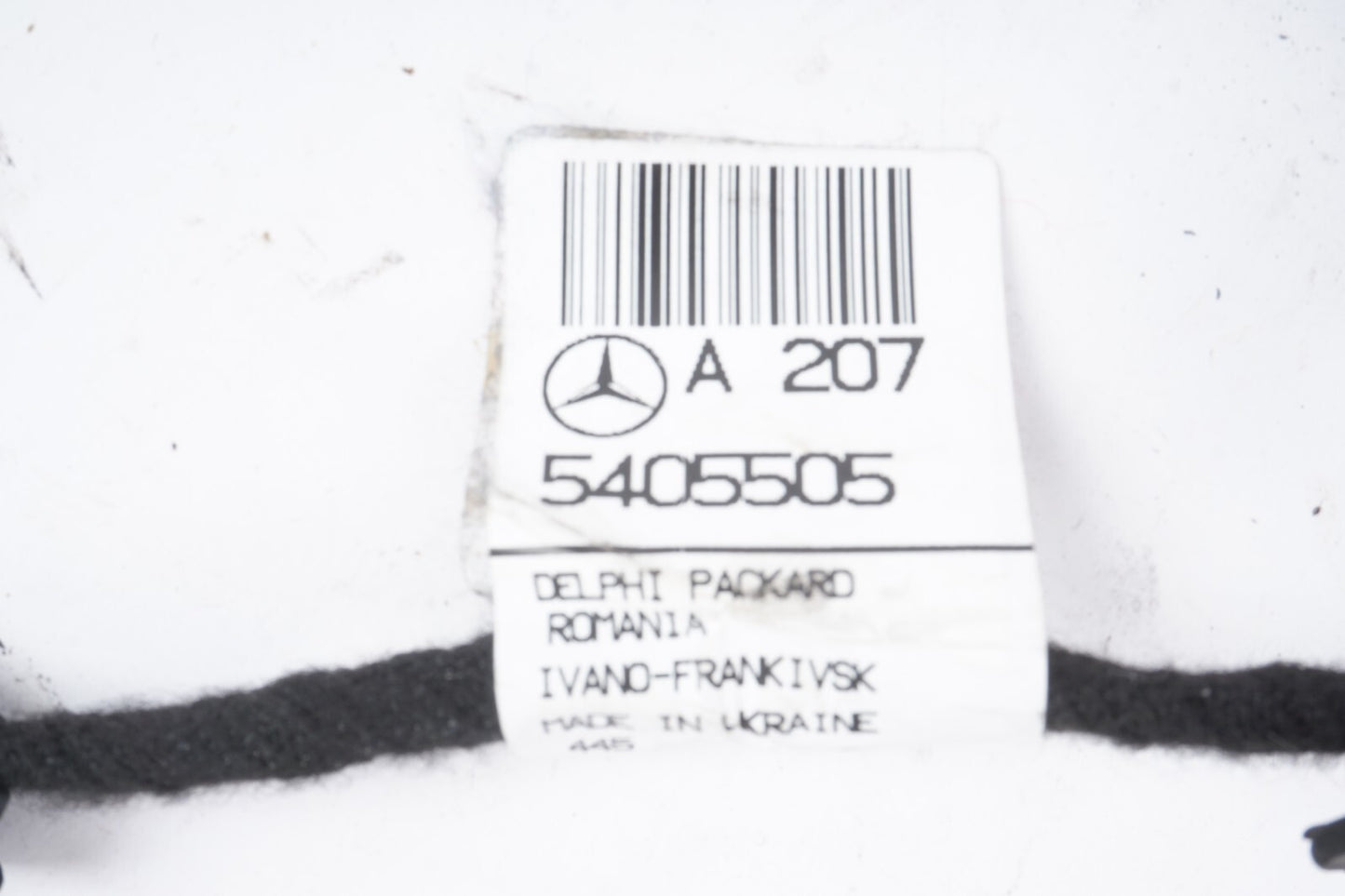 11-17 Mercedes W207 E350 E550 Convertible Right Passenger Door Wire Harness OEM