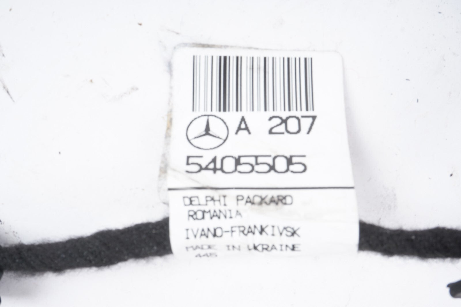 11-17 Mercedes W207 E350 E550 Convertible Right Passenger Door Wire Harness OEM