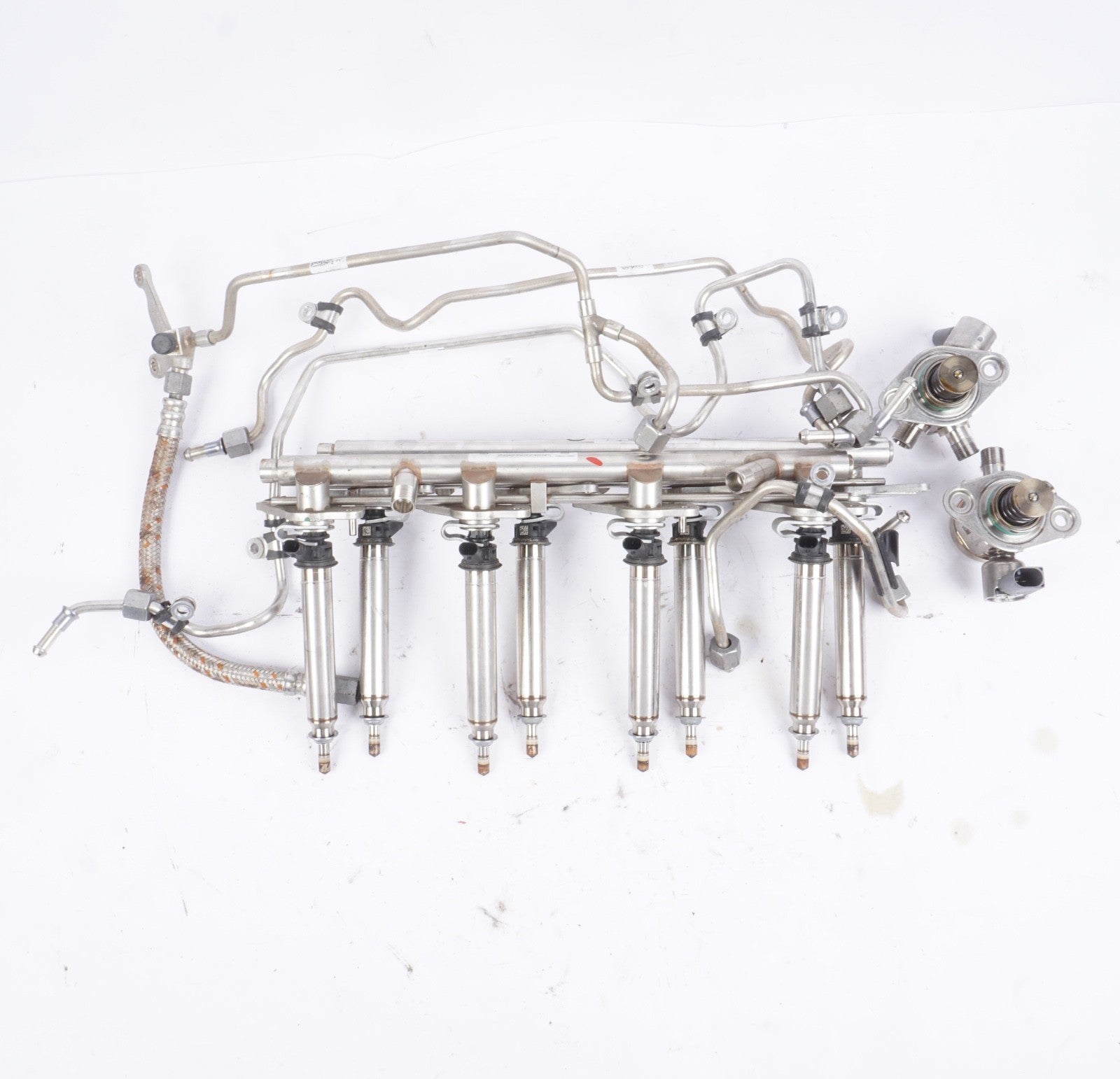 W218 MERCEDES 11-20 CL CLS GL GLS E ML S SL FUEL INJECTIOR RAIL & INJECTORS