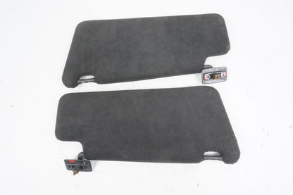 03-12 Mercedes R230 SL55 SL500 AMG Left Right Side Sun Visor Shade Black PAIR