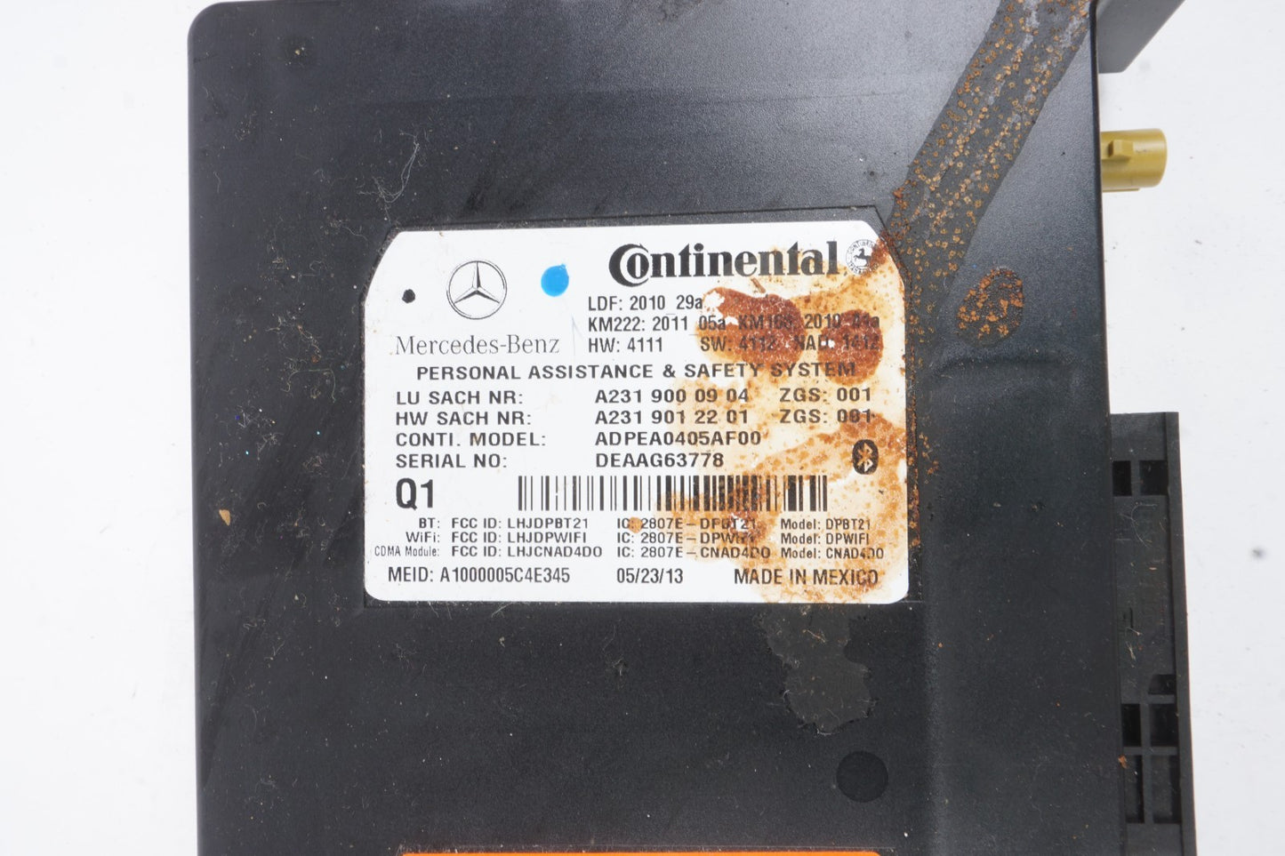 2012-2016 Mercedes ML GL Tele Aid Control Module A2319000904 OEM