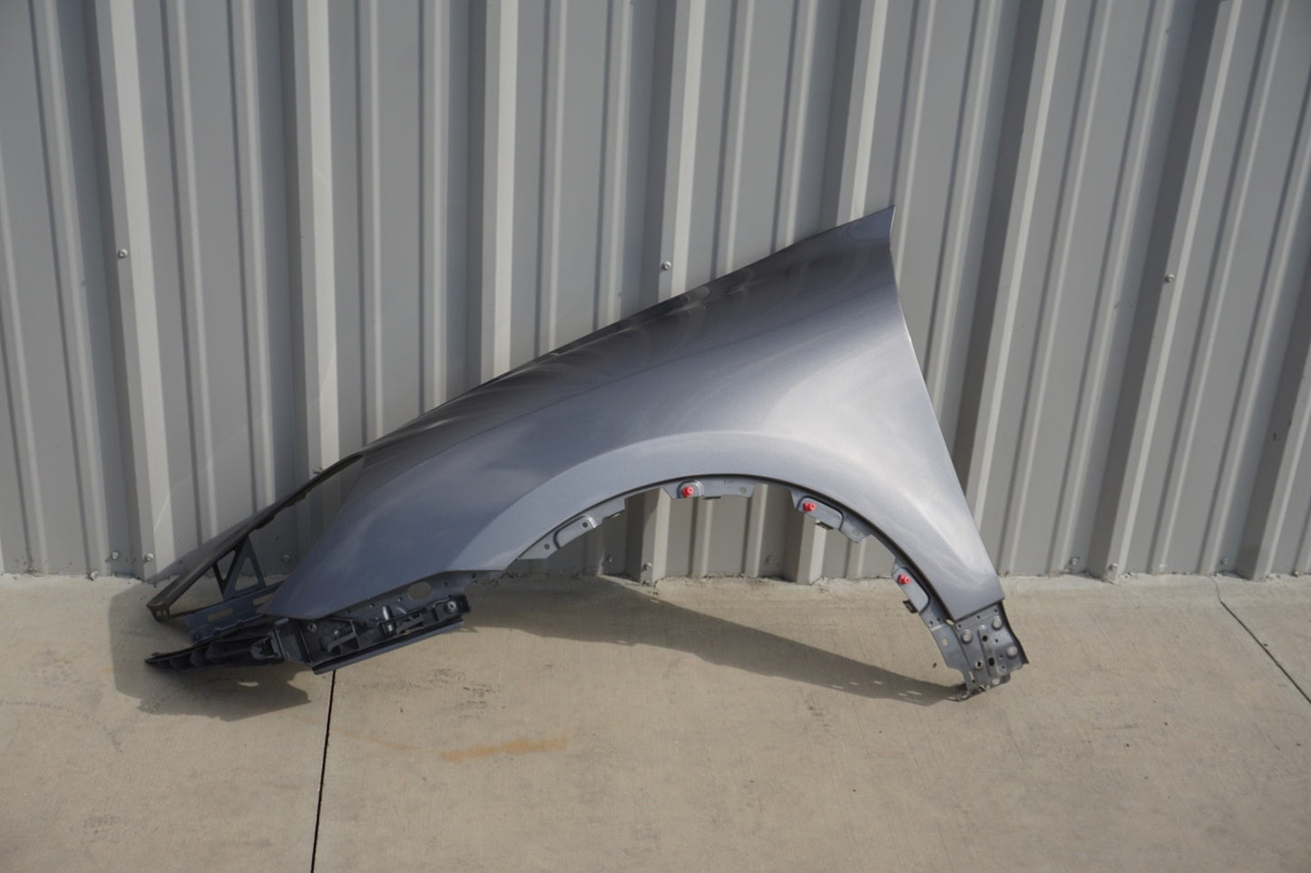 11-14 Porsche Cayenne 958 Turbo Left Driver Side Fender Assembly Gray OEM