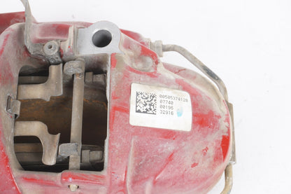 2017-2019 ALFA ROMEO GIULIA 2.0L RWD FRONT LEFT SIDE ABS BRAKE CALIPER RED OEM