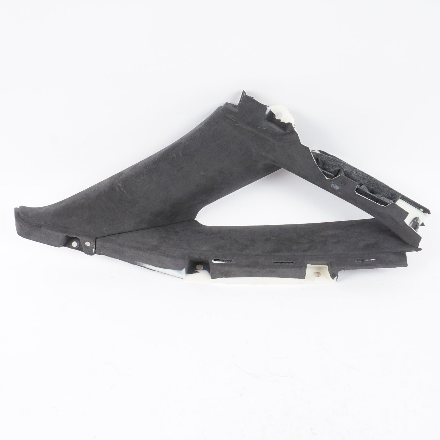 11-17 AUDI A8 A8L S8 REAR LEFT SIDE C PILLAR QUARTER WINDOW TRIM  ALCANTARA OEM