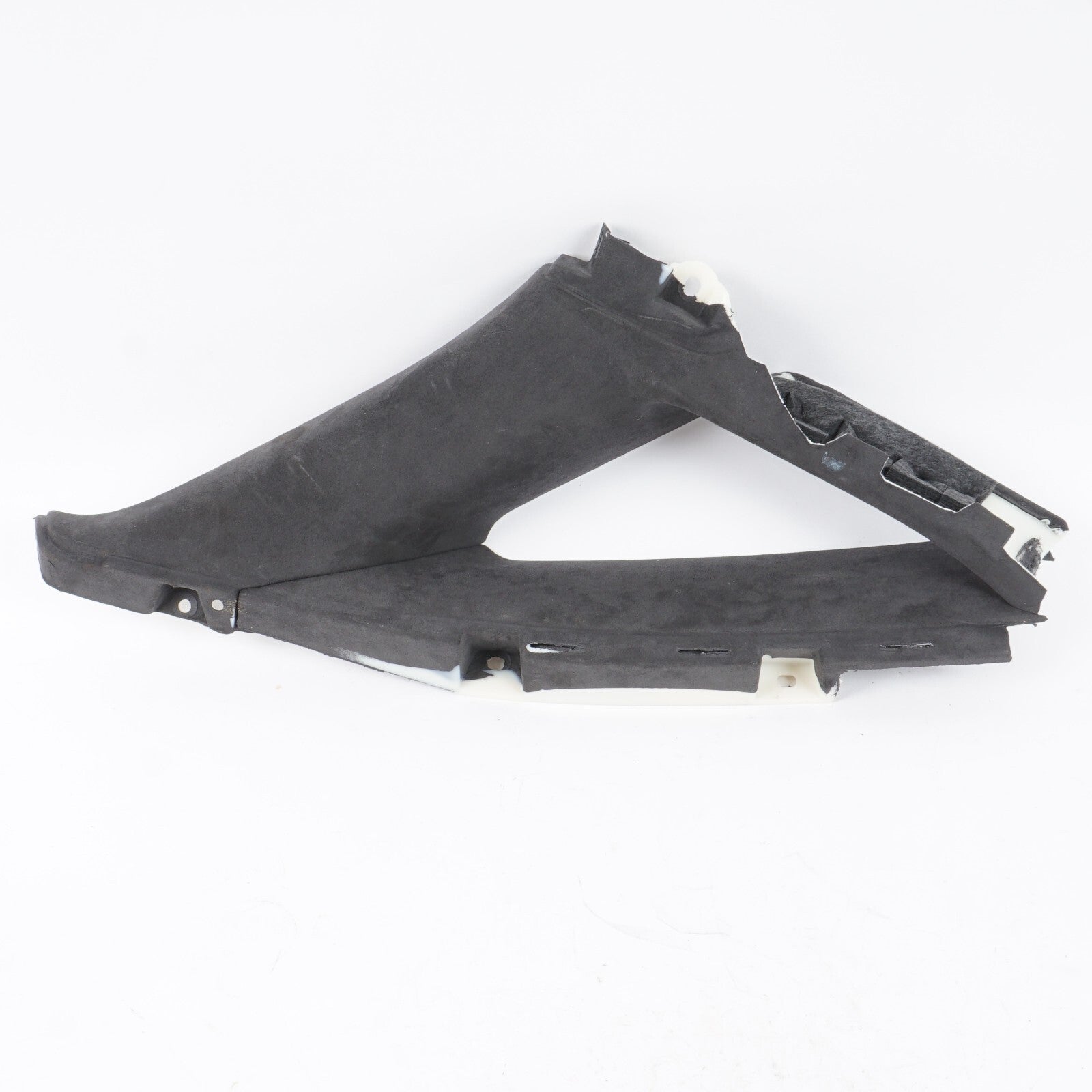 11-17 AUDI A8 A8L S8 REAR LEFT SIDE C PILLAR QUARTER WINDOW TRIM  ALCANTARA OEM