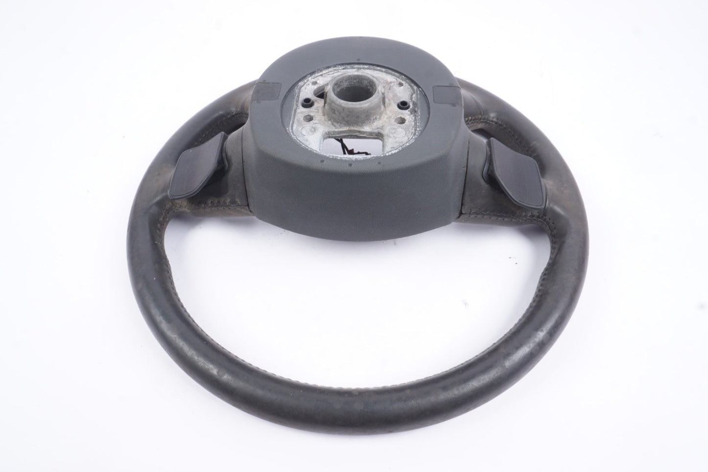 2006 - 2010 Audi A8l A8 D3 Steering Wheel Leather W Multifunction Switch Oem
