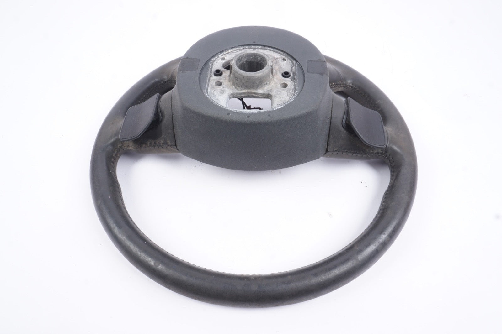 2006 - 2010 Audi A8l A8 D3 Steering Wheel Leather W Multifunction Switch Oem