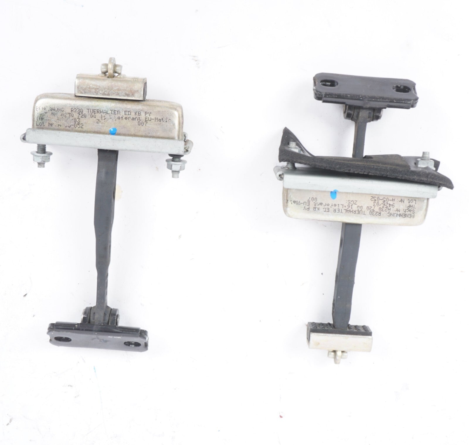 03-12 Mercedes R230 SL500 SL550 Door Hinge Check Stopper Left & Right  OEM