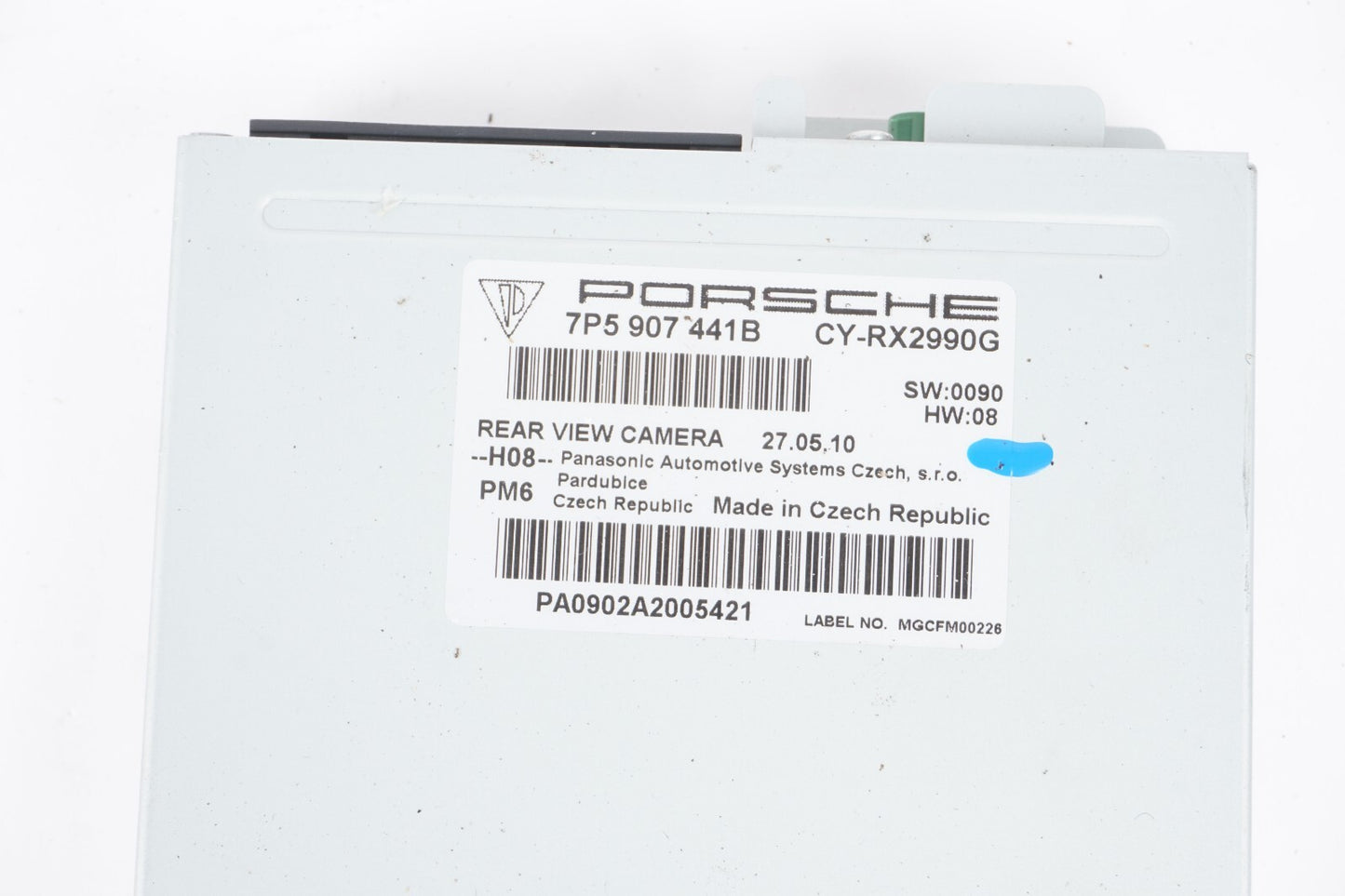 11-16 Porsche Cayenne 958  Rear View Camera Control Module 7P5907441B OEM