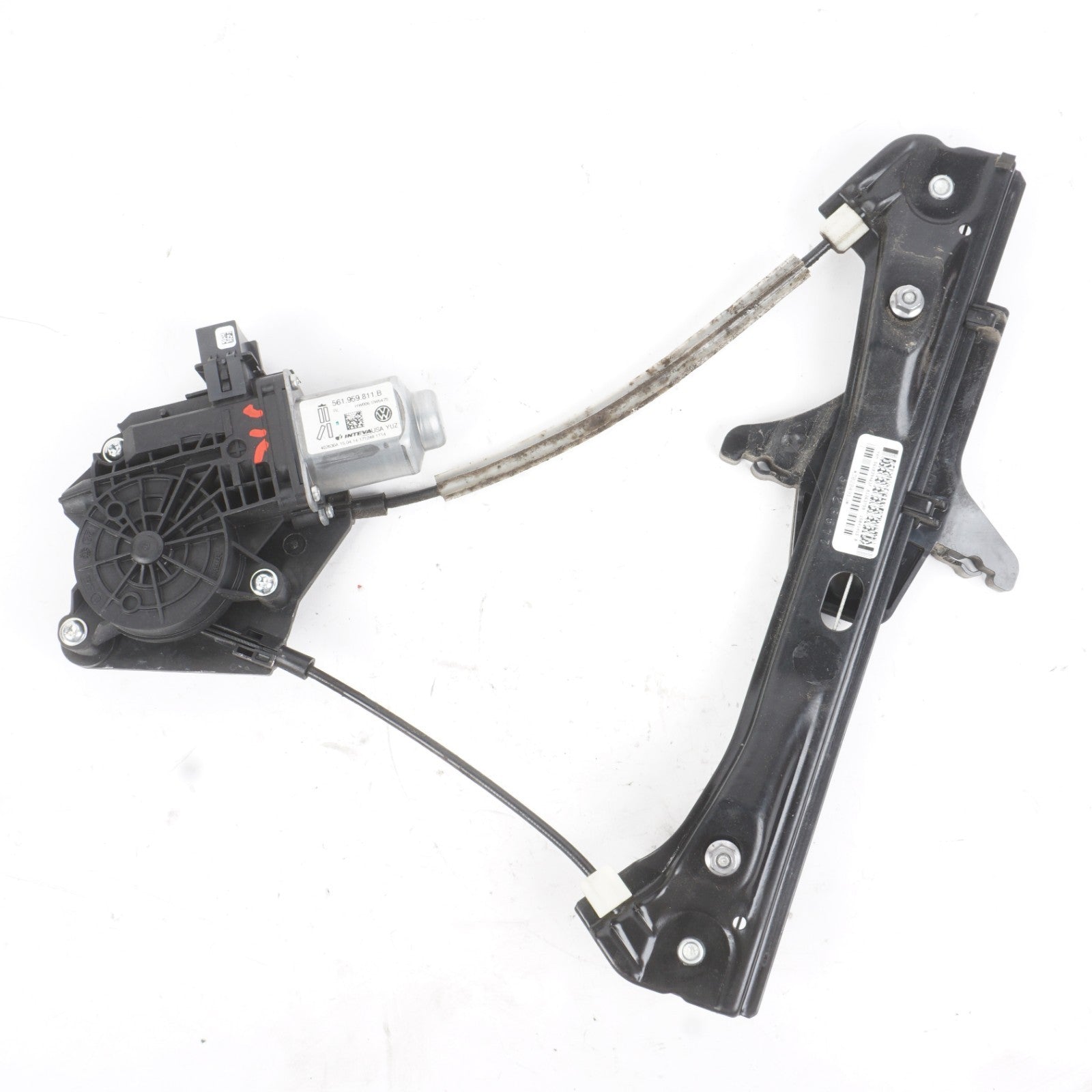 12-22 Volkswagen Passat Rear Left Driver Side Window Regulator & Motor OEM