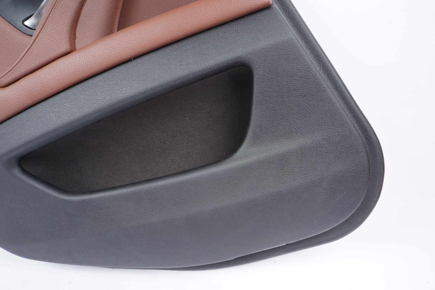 11-16 BMW 528i 535 550 Rear Left Driver Side Interior Door Card Panel Brown OEM