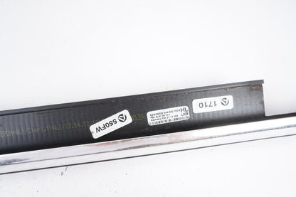 11-17 AUDI A8L REAR LEFT DRIVER SIDE DOOR WINDOW BELT MOLDING CHROME OEM