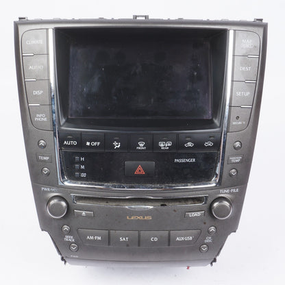 2010 - 2012 Lexus Is250c Is350c Convertible Radio Navigation Display Screen OEM
