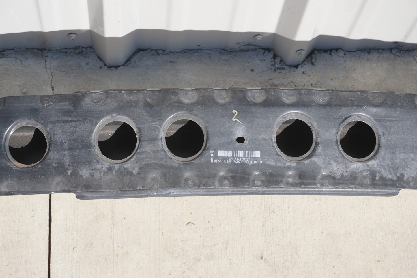 08-11 Mercedes-Benz C300 Rear Bumper Reinforcement Impact Bar Beam  OEM