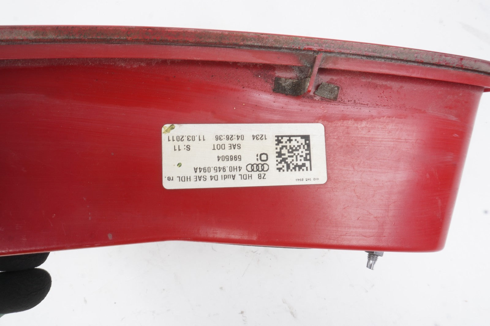 2011-2014 Audi A8 A8L Inner Taillight Tail Lamp Right Passenger Side OEM