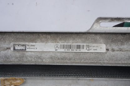 11 - 13 Mercedes W207 E550 E400 Engine Water Cooling A/C Condenser Radiator OEM