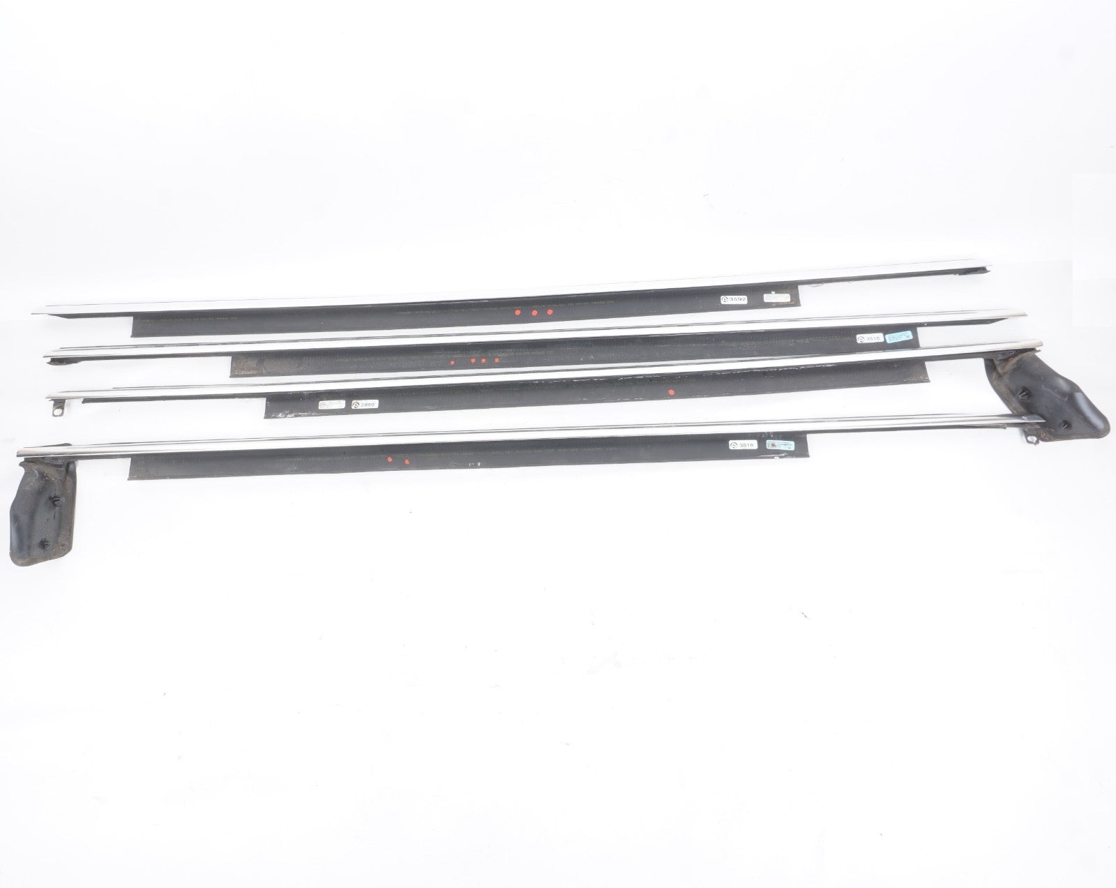 2011-2017 Audi A8L Door Window Belt Molding Trim Front & Rear *Long Base* OEM