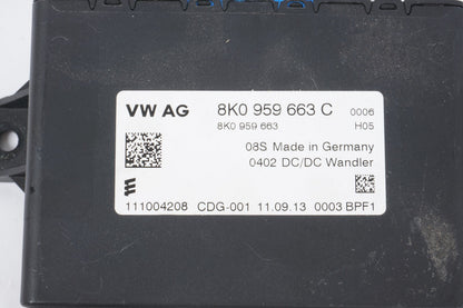 12-17 AUDI A8L A8 Voltage Stabilizer Regulator Module 8K0959663C  OEM
